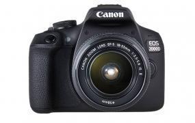 Canon Foto-aparat EOS 2000D - Crni